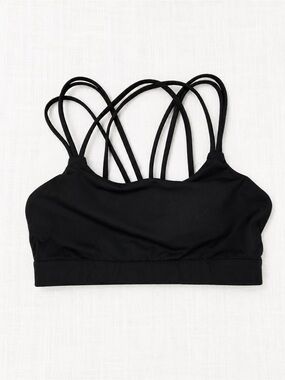 GAP Black Strappy Sports Bra